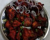 A picture of step 4 of Chicken tandoori.