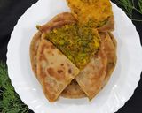 A picture of step 7 of Broccoli Dill leaves Paratha.