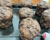 Foto langkah ke 5 dari resep Banana Choco Muffin.
