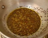 A picture of step 2 of Methi Saag.