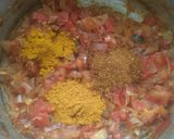 A picture of step 5 of Kadala curry.