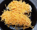 A picture of step 4 of Jalapeno popper Hasselbeck potatoes.
