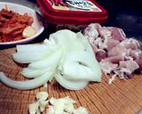 รูปขั้นตอนการทำที่ 1 ของ ข้าวผัดกิมจิ