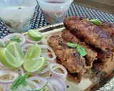 A picture of step 7 of Seekh Kabab.