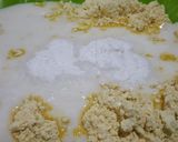 A picture of step 2 of Khaman dhokla.