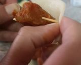 A picture of step 3 of Buffterfly chicken.