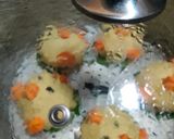 Foto langkah ke 8 dari resep Bakpao Labu Kuning Isi Ubi Ungu Keju (1210).