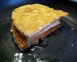 🧀🥚Sajttal töltött bundáskenyér🍞 gyors ebéd, vacsora, reggeli recept fázis 1 fotója