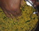 A picture of step 5 of Dudhi (bottlegourd) And Methi (fenugreek) Muthiya.