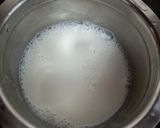 A picture of step 1 of Samak Rice Pudding.