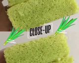 Foto langkah ke 15 dari resep Brownies Kukus Pandan ala Ny. Liem.