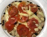 Foto del paso 4 de la receta: Pizza rápida con base de avena y a la sartén ❤️🍕
