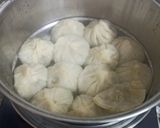 A picture of step 4 of Paneer momos.