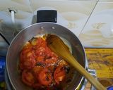 A picture of step 3 of Mushrooms stew.