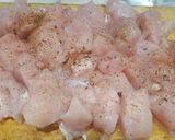 Foto del paso 1 de la receta: Pollo al curry con arroz azafranado