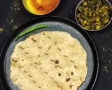 A picture of step 3 of Khoba roti.