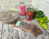 螺肉魷魚蒜的食譜步驟1照片