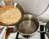 A picture of step 5 of Суп с крупами, бобовыми и шампиньонами.