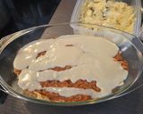 Paradicsomos-Húsos rakott tészta (tej mentes) recept fázis 6 fotója