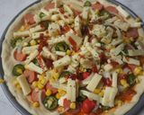 Foto langkah ke 6 dari resep Pizza homemade.