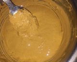 A picture of step 2 of Dalgona coffee hot version.