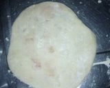 A picture of step 5 of Aloo puri.