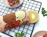 Foto langkah ke 10 dari resep Bolu Gulung Motif Unyu.
