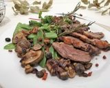 Foto del paso 15 de la receta: Ensalada de pechuga de pato con setas en escabeche