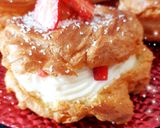 Une image de l'étape 15 de Choux crème pâtissière mascarpone et fruits rouges fraises 🍓.
