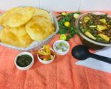 A picture of step 17 of Chatpatta Punjabi Channa-bhatura.