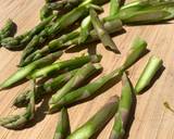 Scrambled eggs with Asparagus with Fontina, Gruyere and Gouda cheese recipe step 2 photo