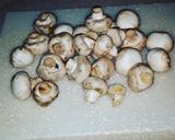A picture of step 1 of Cheese & Bacon Stuffed Shrooms.