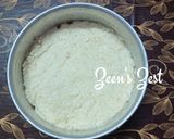 A picture of step 3 of Chhena Poda.
