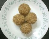 A picture of step 5 of Coconut Sweet/Laddoo.