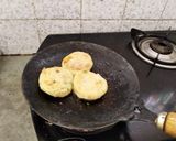 A picture of step 1 of Potato tikki chaat.