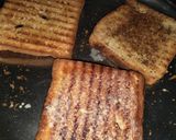A picture of step 2 of Respberry sandwich.