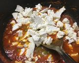 A picture of step 7 of Mutter Paneer.