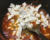 A picture of step 7 of Mutter Paneer.