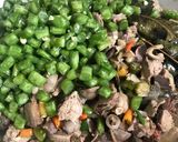 Foto langkah ke 3 dari resep Ati Ampela Masak Cabe Hijau.