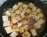 Hình bước làm 4 của món Đậu hủ xốt tứ xuyên (phiên bản việt)