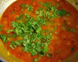 A picture of step 6 of Urad dal (Gujarati style).