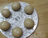 Hình bước làm 5 của món Paparoti phủ socola nhân kem trứng bằng nồi chiên không dầu