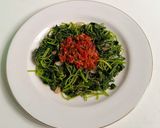 Foto langkah ke 7 dari resep Tumis Bayam Pedas.