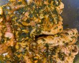 A picture of step 1 of Morrocan inspired chicken Tajine SO GOOOD!.