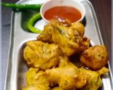A picture of step 4 of Methi green garlic bhajiya.