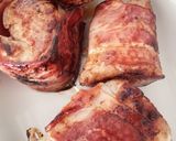 Foto del paso 5 de la receta Solomillos de cerdo arropado en bacon en salsa de málaga virgen