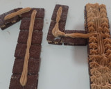 Foto del paso 1 de la receta: Chocotorta en forma de número
