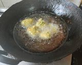 A picture of step 3 of Methi dhaniya besan muthiya.
