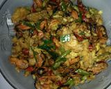 Foto langkah ke 8 dari resep Orak arik kerang telur tempe manis pedas.