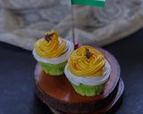 A picture of step 9 of Tricolour Cupcake.